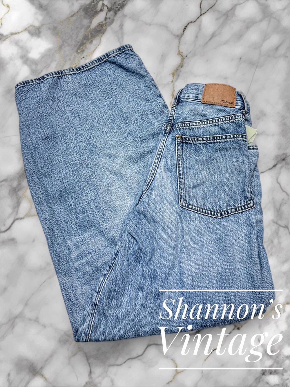Madewell Fair Trade sz 24 Super-wide Leg Jeans A2